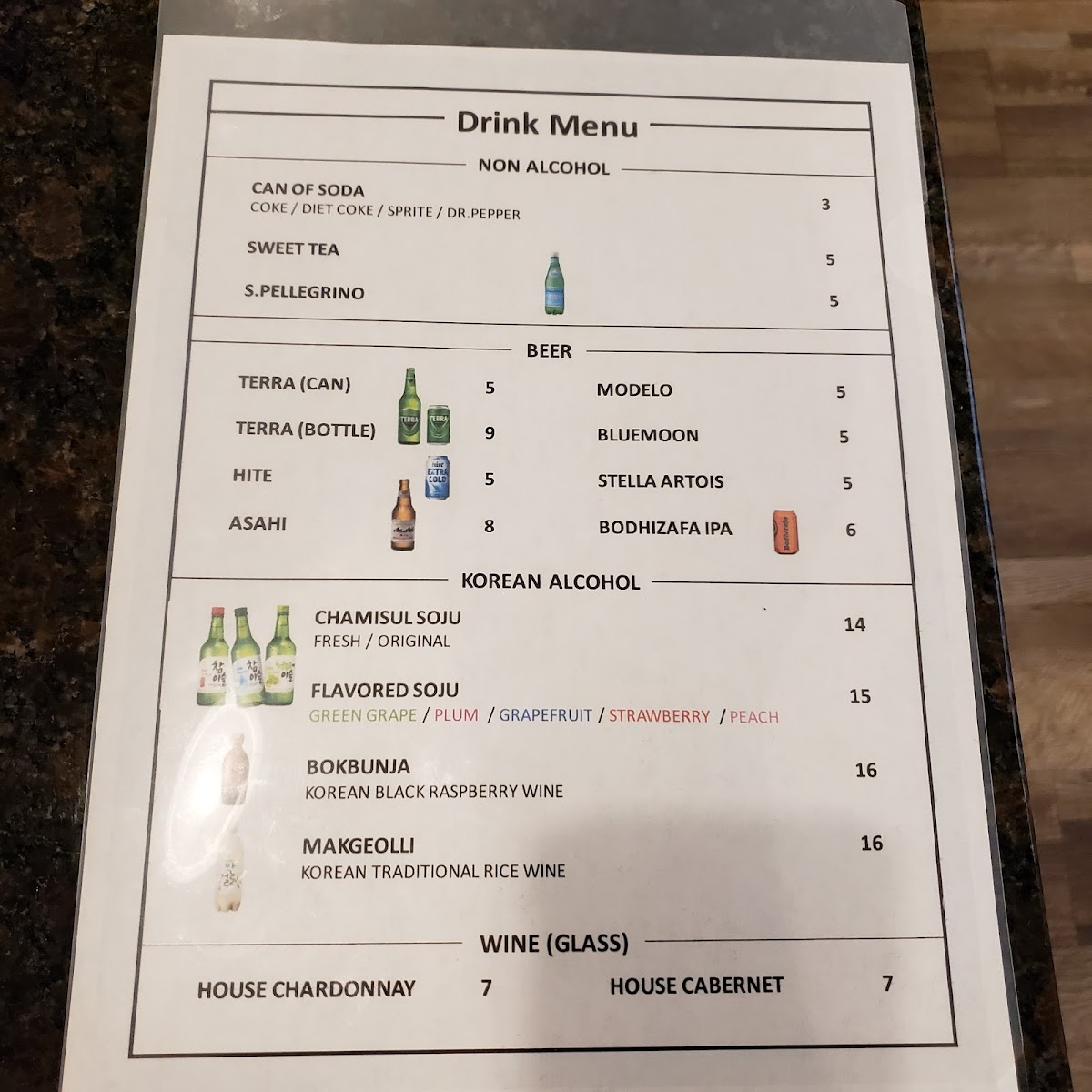 Menu Pyung Chang Korean Bbq-4